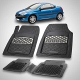 Cumpara ieftin Covorase Tavita Cauciuc Compatibile Peugeot 206 CC 2000-2008, Silver