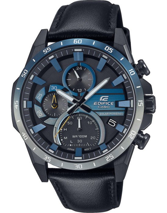 Ceas Barbati, Casio Edifice, Solar Powered Chronograph EQS-940NL-1AVUEF - Marime universala