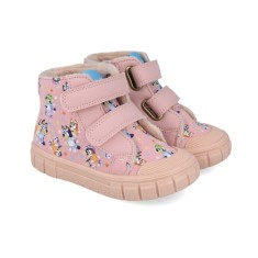 Ghete bluey 251858-b, roz, garvalin (marime: 24 (14,8-15,4 cm))