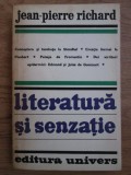 Jean Pierre Richard - Literatura si senzatie