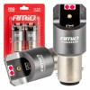 Set bec led Canbus PRO series BAY15D P21/5W 4x3030 SMD ROSU 12/24V AutoDrive ProParts, Amio
