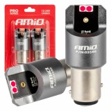 Set bec led Canbus PRO series BAY15D P21/5W 4x3030 SMD ROSU 12/24V AutoDrive ProParts, Amio