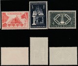 Luxemburg 1956 - Organizatii Internationale , Comunitatea Europeana a Carbunelui si a Fierului , MNH , Mi.552-554, Nestampilat