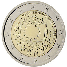 Belgia 2 euro 2015 - (Steagul European) B11, KM-364 UNC !!! foto