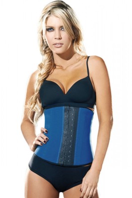 C444-4 Corset brau modelator, din latex foto
