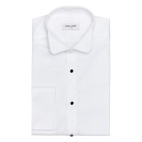 Camasa barbati slim alba ceremonie C015SL