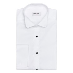 Camasa barbati slim alba ceremonie C015SL