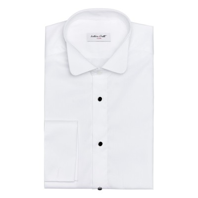 Camasa barbati slim alba ceremonie C015SL foto