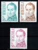 Venezuela 1983, Mi #2254-2256**, Simon Bolivar, MNH! Cota 50&euro;!, Oameni, Nestampilat