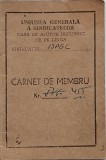 Carnet de membru Uniunea Generala a Sindicatelor din Romania