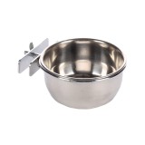 HRANITOARE FLAMINGO PENTRU COLIVII DIN INOX CU SUPORT S 10CM 290ML