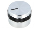 Buton rotativ aluminiu 6mm &Oslash;20x15mm Ax fină cu indicator