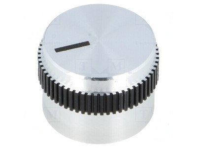 Buton rotativ aluminiu 6mm &amp;Oslash;20x15mm Ax fină cu indicator foto