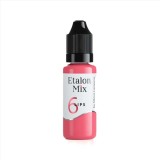 Tus Micropigmentare Etalon Mix No.6 Dusty Rose 15ml: Sprancene, Pleoape, Buze - Pigmenti PMU Profesionali, Culoare Intensa &amp; Rezistenta