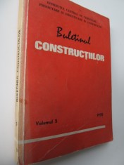 Buletinul constructiilor vol. 5/1978 foto