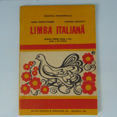 LIMBA ITALIANA MANUAL PTR CLASA VI-A-ILEANA TANASE BOGDANET ANUL 1993