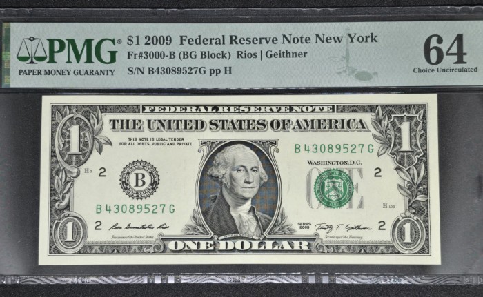 1 Dollar USA - PMG 64