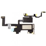 Flex Mufă Cască + Senzor Lumină iPhone 12 / 12 Pro, Cablu Audio, Piese Schimb Telefon