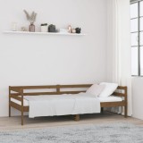 VidaXL Pat de zi, maro miere, 90x190 cm, lemn masiv de pin