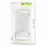 Husa Vetter pentru iPhone 5s, 5, Soft Touch, Clear