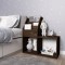 Gossi raft reviste copii, stejar afumat, 71x30x78,5cm, lemn prelucrat