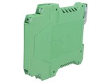 Carcasă pentru şină DIN, poliamidă 66, verde, 8 borne - DEGSON ELECTRONICS