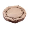 Culcus din material impermeabil pentru caine pisica, model Animal Print, 77 cm, AVEX