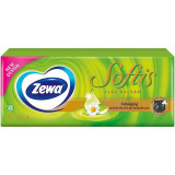 Batiste nazale Zewa Softis Aloe Balsam, 4 straturi, 10 x 9, 90 buc