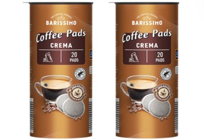 Set 2 pachete, cafea paduri, Barissimo Crema Pads, Intensitate 6 foto