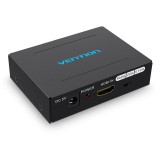 CONVERTOR audio-video Vention, HDMI(M), EDID audio la HDMI(M), SPDIF, 2x Jack(M) audio, , rezolutie , metal, negru, &quot;AFHB0&quot; (timbru verde 0.08 lei) -