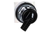 Comutator Rotativ 30mm 2 Poziții Negru