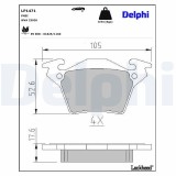 Set placute frana disc Mercedes V-Class, Vito Motor 108 CDI 2.2, 108 CDI 2.2, 108 D 2.3, 108 D 2.3, 110 CDI 2.2, 110 CDI 2.2, OE 0004214210