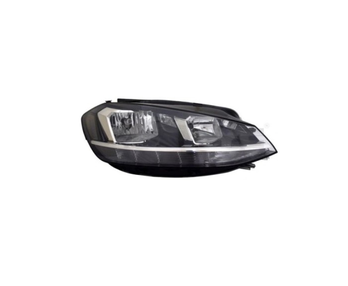 Far VW Golf 7 (5k), montare Fata, Dreapta, cu &amp;quot;lumina timp de zi&amp;quot; tip LED; H7+H9+LED+WY21W; electric; cu motor; Omologare: ECE; trafic drea