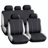 Set huse scaun auto ieftine, Universale 9 piese, model V-Style - GRI, AVEX