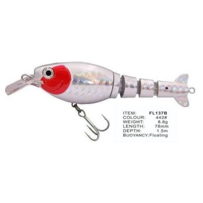 Vobler FL FL137B Floating 78mm 8.8g Depth 1.5m Colour 442 foto
