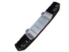 Difuzor cu Ornamente Toba Patrat Argintiu - Honda Civic (2016-2021) foto