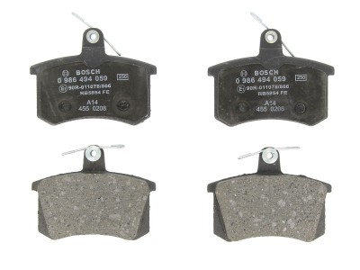 Set placute frana,frana disc AUDI A8 (4D2, 4D8) (1994 - 2002) BOSCH 0 986 494 059 foto