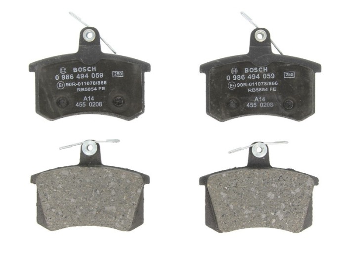 Set placute frana,frana disc AUDI A8 (4D2, 4D8) (1994 - 2002) BOSCH 0 986 494 059