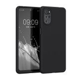 Husa Kwmobile pentru Motorola Moto G22, Silicon, Negru, 58208.47, Carcasa