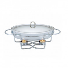 Vas cald dish Sticla Termorezistenta 2 lumanari 3.2L Bohmann BH2007 foto