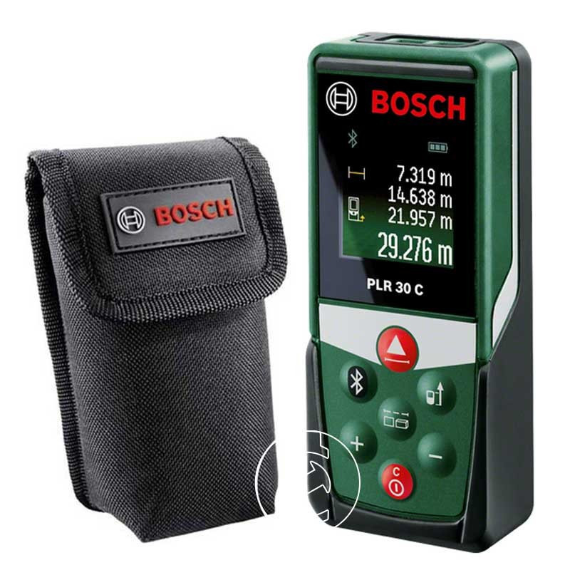 Telemetru cu laser Bosch PLR 30 C | Okazii.ro