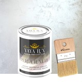 Vopsea Decorativă Interior Perla Luxury Alb Perlat 1L cu Fulgi Perlați, Pensulă Inclusă &ndash; Toro Decor