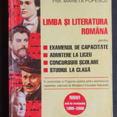 Limba și literatura română pentru examenul de capacitate 2000 - Constanța Bărboi