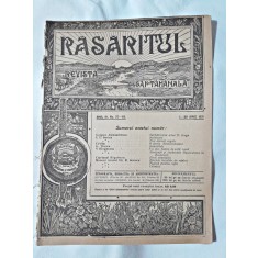 Revista Rasaritul, anul III, nr.37-40/1921