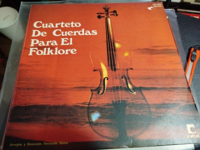 Vinil LP CUARTETO DE CUERDAS PARA EL FOLKLORE - Cuarteto (VG+) foto