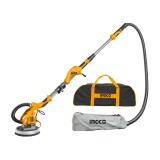 Cumpara ieftin Masina de slefuit pereti telescopica 1050W, 225mm, 2m, slefuitor Ingco DWS10501