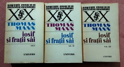 Iosif si fratii sai 3 Volume. Editura Univers, 1977;1978;1981 - Thomas Mann foto