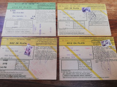 Lot Avize de plata Societatea de Telefonie Bucuresti, cu timbru CGM, 1948-1950 foto
