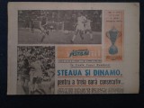ZIARUL SPORTUL SUPLIMENT FOTBAL 17 IUNIE 1981 CUPA ROMANIEI