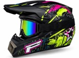 Cumpara ieftin Cască Moto Cross și ATV Rebel MX Full Face - Motocross, Enduro, Mountain Bike,